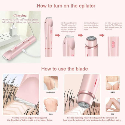 2-in-1 Women's Body Shaver