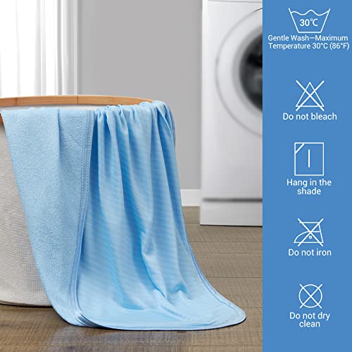 Cooling Blanket Double-Sided Cool Throw Blanket for Night Sweats and Hot Sleepers