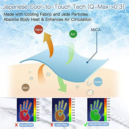 Cooling Blanket Double-Sided Cool Throw Blanket for Night Sweats and Hot Sleepers