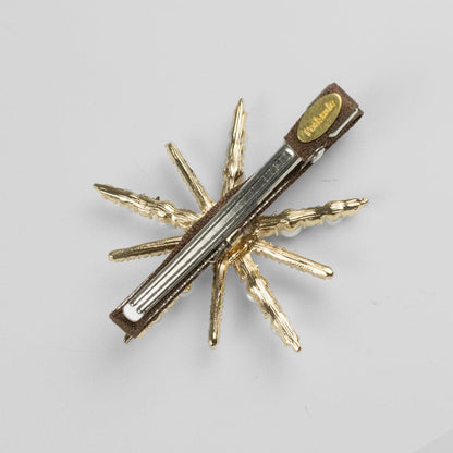 Crystal & Pearl Starburst Beak Clip