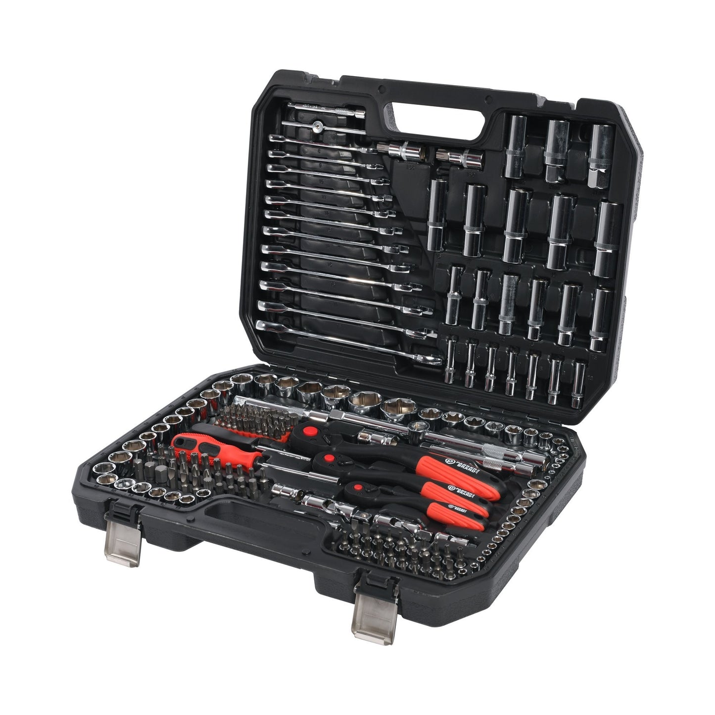 215 Piece Professional Socket Set - 1/2" 3/8" 1/4" DR / Spanners / Torx + More